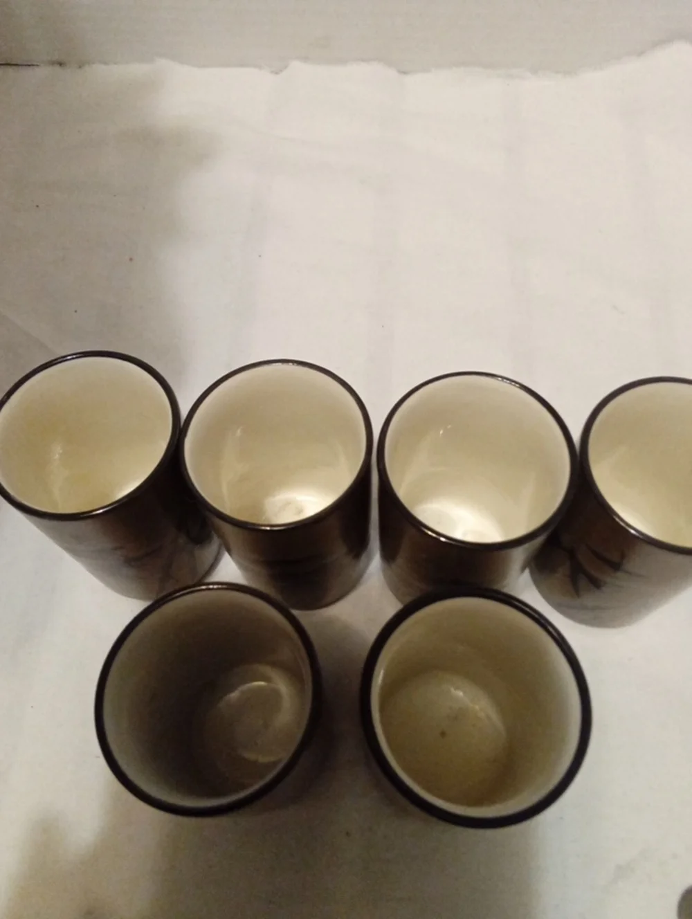 Vintage  Otagiri Stoneware Tea  Or Sake  Cups From Japan 6